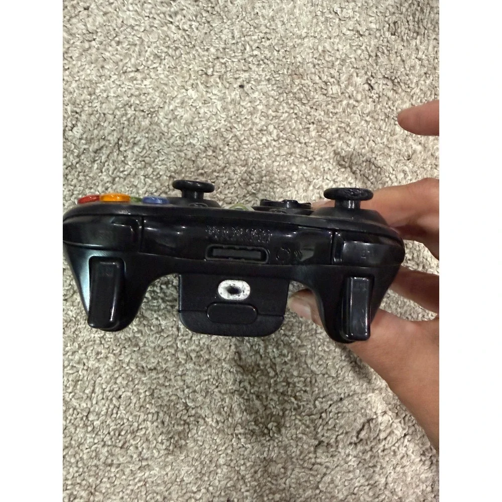 Microsoft Xbox 360 Wireless Controller‎ Black Model 1403 Gamepad Video Game